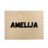 Medinė dėžė "Amelija" natūralus/šviesus medis