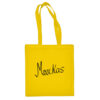 Medvilninis pirkinių krepšys "Markas" geltona