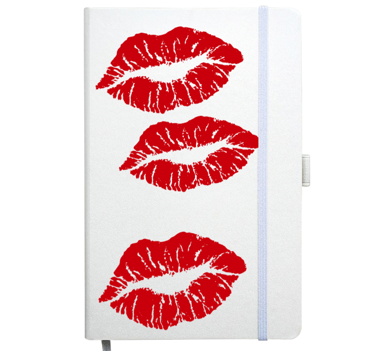 Klasikinio stiliaus ir kieto viršelio užrašų knygutė "Bučkis" balta 1 Klasikinio stiliaus ir kieto viršelio užrašų knygutė "Bučkis" balta