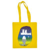 Medvilninis pirkinių krepšys "Klaipėda" geltona
