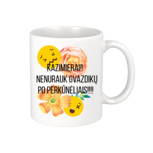 Universalus keraminis puodelis 