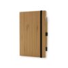 Bambukinė užrašinė “Bamboo” su „amžinu“ pieštuku bei galimybe personalizuoti