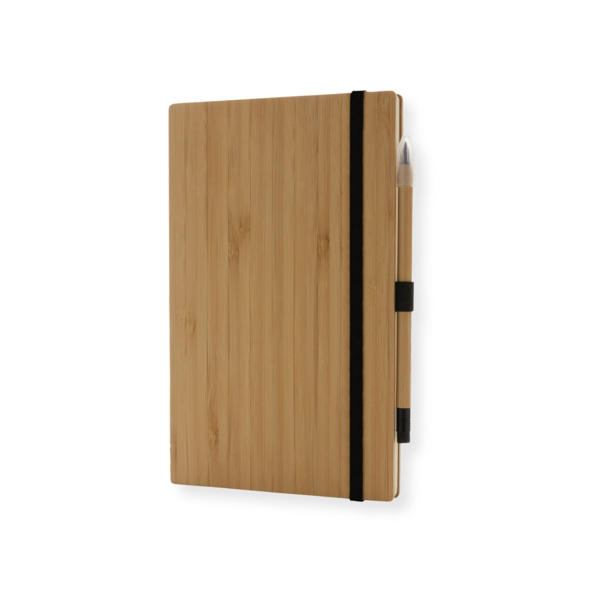 Bambukinė užrašinė “Bamboo” su „amžinu“ pieštuku 1 Bambukinė užrašinė “Bamboo” su „amžinu“ pieštuku bei galimybe personalizuoti