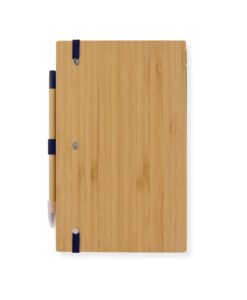 Bambukinė užrašinė “Bamboo” su „amžinu“ pieštuku bei galimybe personalizuoti