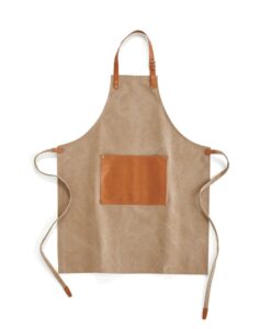 Tvirta drobinė prijuostė „Vinga Asado“ su norimu užrašu