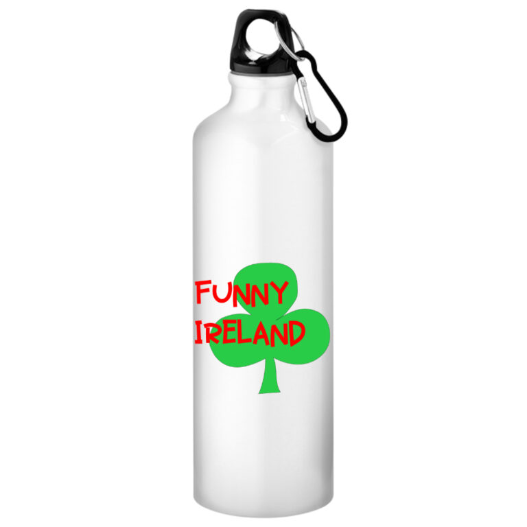 Aliumininė gertuvė "Funny Ireland" 770 ml balta