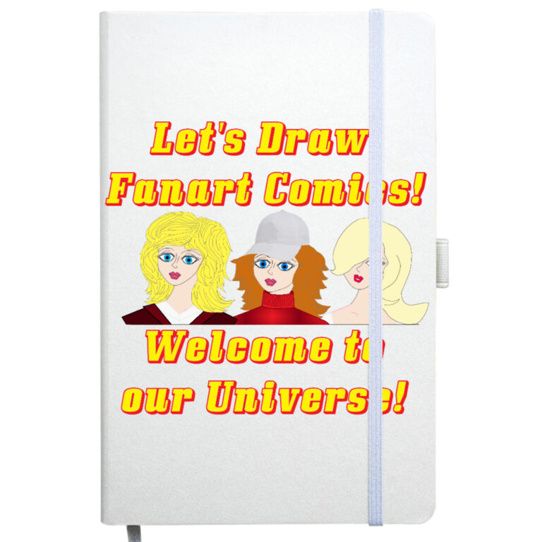 Užrašų knygutė "Let Draw Comics" balta